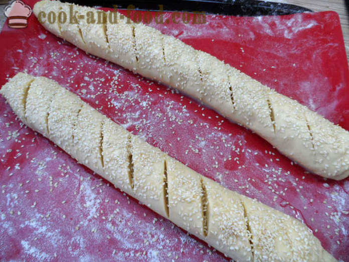 Vékony francia baguette sütőben - hogyan kell sütni egy baguette francia otthon, lépésről lépésre recept fotók