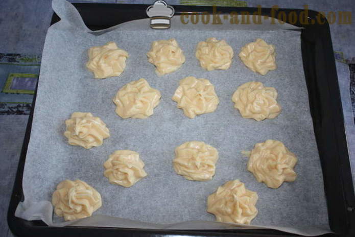 Shu puding torták lila krakelinom - hogyan kell főzni egy tortát Shu az otthon, a klasszikus recept egy fotó