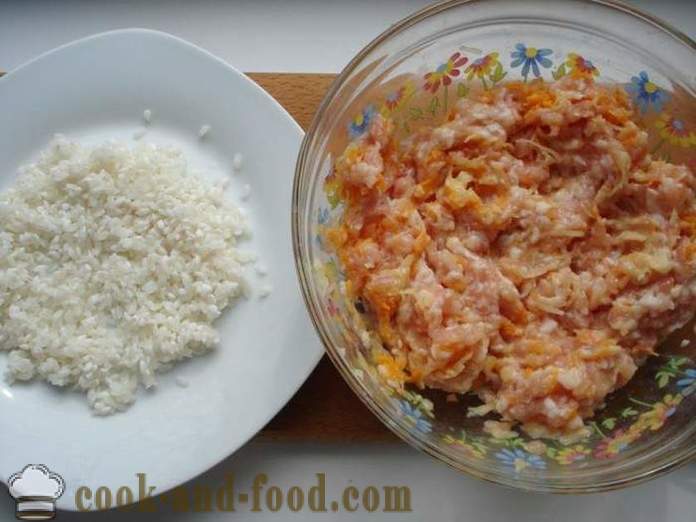 Diétás húsgombóc egy pár -, hogyan kell főzni húsgombóc rizzsel és darált hús multivarka, lépésről lépésre recept fotók