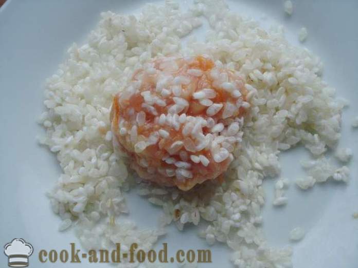 Diétás húsgombóc egy pár -, hogyan kell főzni húsgombóc rizzsel és darált hús multivarka, lépésről lépésre recept fotók