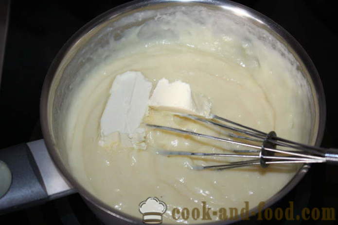 A puding krém és keményítő -, hogyan kell főzni krémes puding, lépésről lépésre recept fotók
