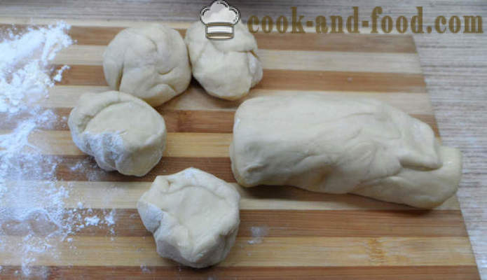 Pasties hússal és sajttal görögül -, hogyan lehet pasties otthon, lépésről lépésre recept fotók