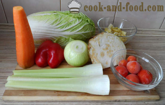 Zeller leves fogyás -, hogyan kell elkészíteni a levest a zeller, hogy lefogy, lépésről lépésre recept fotók