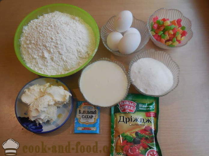 Egyszerű multivarka Húsvéti torta tejszínnel és olvasztott tej -, hogyan kell sütni egy tortát multivarka, lépésről lépésre torta egyszerű recept és fotó