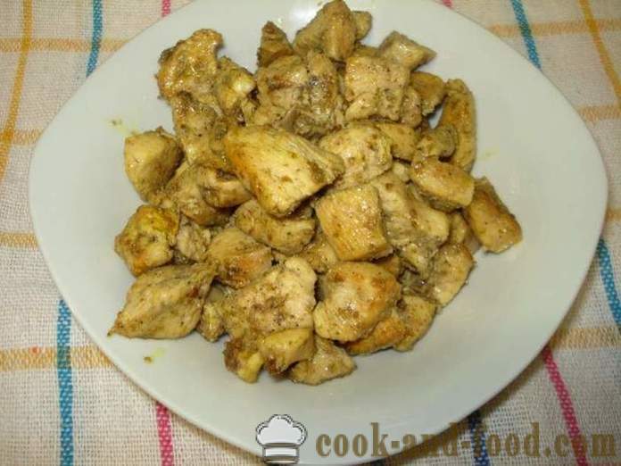 Ízletes csirke töltelék -, hogyan kell főzni egy csirke töltelék, lépésről lépésre recept fotók