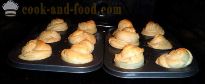 Kraffin sütés élesztős tészta - kraffin, hogyan kell főzni otthon, lépésről lépésre recept fotók