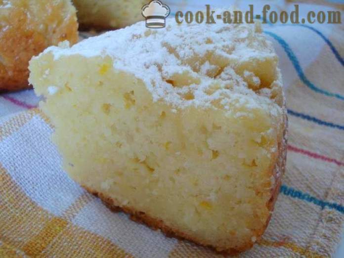 Egyszerű sajttorta cupcake a multivarka -, hogyan kell főzni egy tortát multivarka, lépésről lépésre recept fotók
