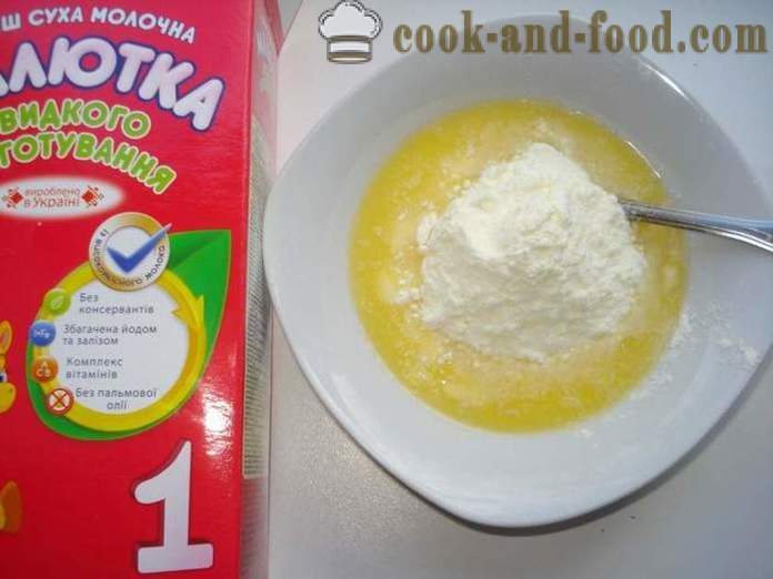 Szarvasgombás házi édességet tejpor - hogyan édességet ki tejpor, lépésről lépésre recept fotók