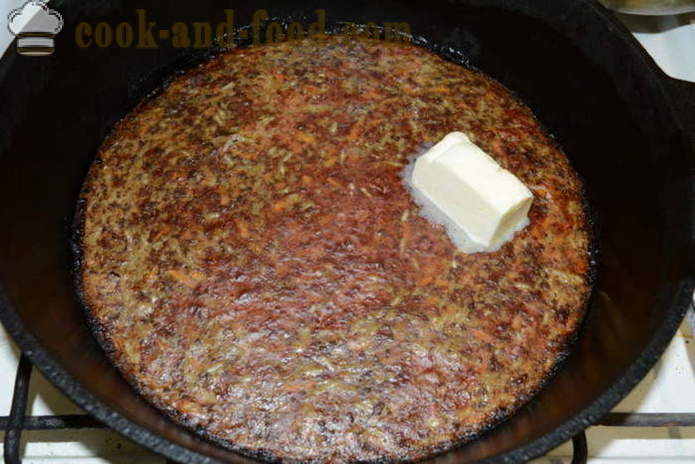Finom rakott máj rizzsel -, hogyan kell főzni a máj rakott a kemencében, a lépésről lépésre recept fotók