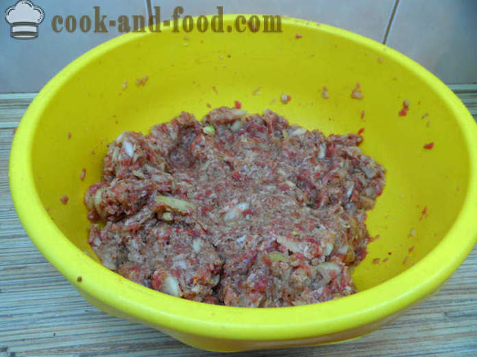 A réteges Samsa hússal a sütőben - Samsa, hogyan kell főzni otthon, lépésről lépésre recept fotók