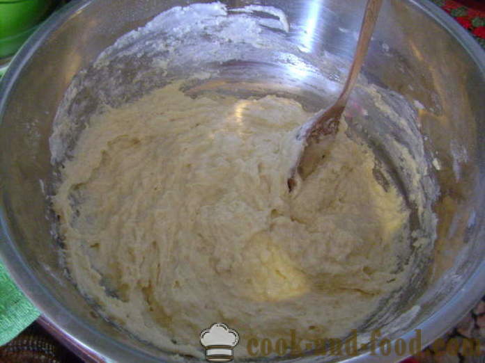 Gyorstesztek joghurt élesztő nélkül -, hogyan kell főzni a tésztát joghurt piték, lépésről lépésre recept fotók