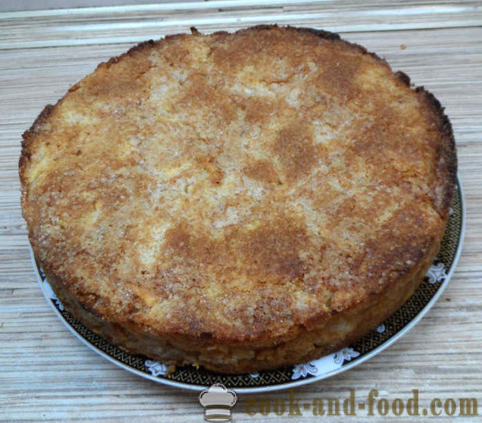 Legegyszerűbb almás pite - hogyan lehet egy almás pite a sütőben, a lépésről lépésre recept fotók