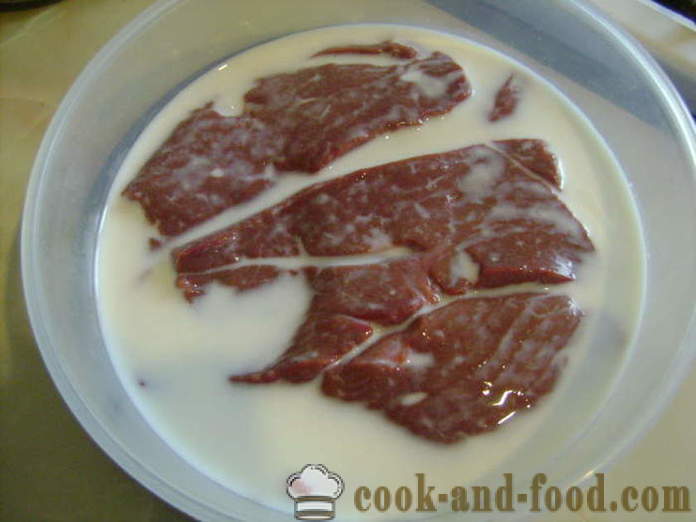 Soft marhamáj sült -, hogyan kell főzni sült marhahús máj puha, lépésről lépésre recept fotók