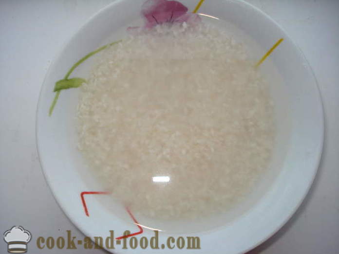 Főzni rizs kigurul otthon, lépésről lépésre recept fotók