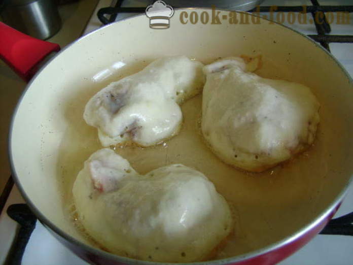 Csirke szárny tésztában a serpenyőben -, hogyan kell főzni csirke szárny tésztában, a lépésről lépésre recept fotók