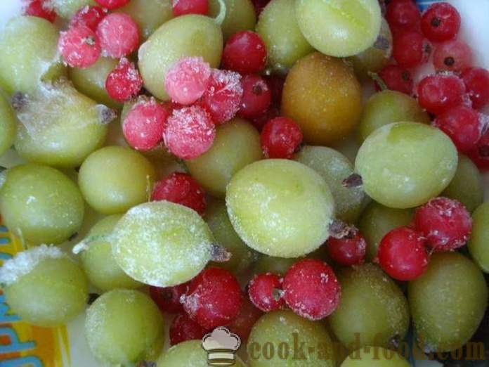 Bolyhos gombóc fagyasztott bogyós gyümölcsök -, hogyan kell főzni galuska bogyók egy pár, egy lépésről lépésre recept fotók