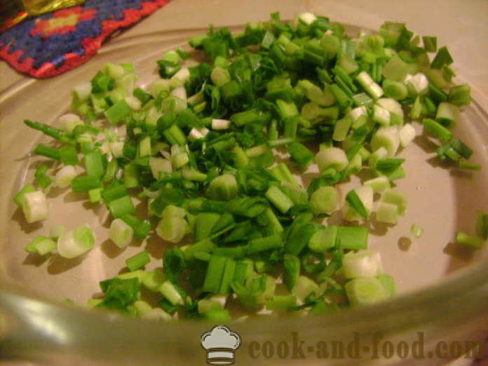 Saláta: uborka, tojás, snidling és majonéz - hogyan uborkasaláta majonéz, lépésről lépésre recept fotók