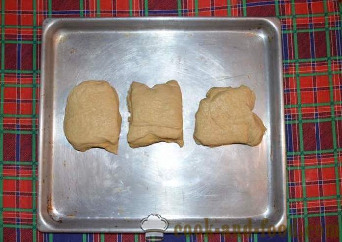 Édes zsemle - pigtail lekvárral, hogyan lehet muffin otthon, lépésről lépésre recept fotók