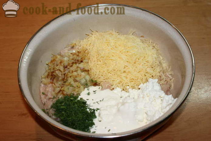 Cannelloni töltelék a sütőbe, tejszínes mártásban - hogyan kell főzni cannelloni darált hús a sütőben, a lépésről lépésre recept fotók
