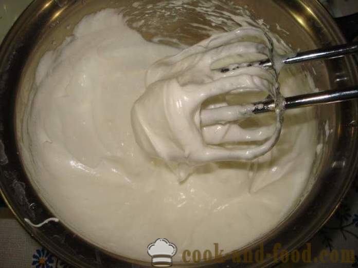 Édes desszert habcsók tejszínnel -, hogyan kell főzni a desszert habcsók otthon, lépésről lépésre recept fotók