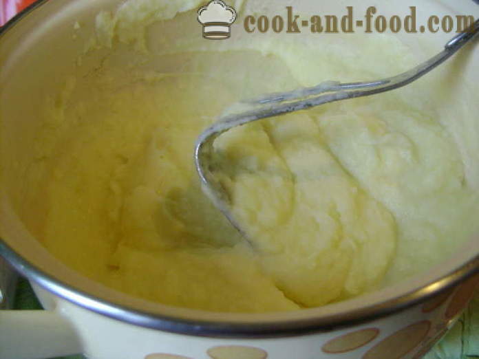 Burgonyapüré tejjel -, hogyan kell főzni burgonyapüré, lépésről lépésre recept fotók