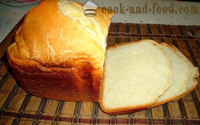 Egyszerű házi kenyér a kenyérsütő - hogyan kell sütni a kenyeret a kenyér maker otthon, lépésről lépésre recept fotók