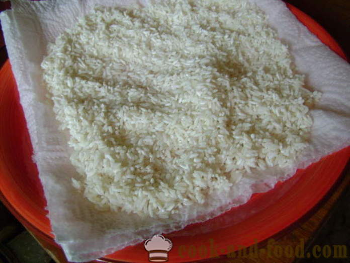Főtt rizs kurkuma - hogyan kell főzni rizst kurkuma, lépésről lépésre recept fotók