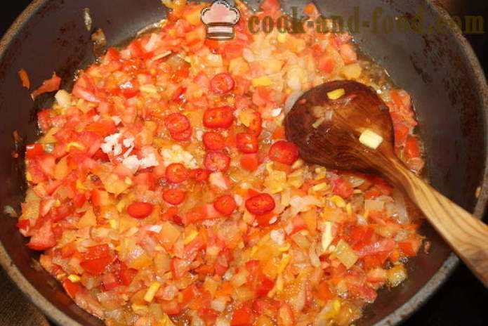 Húsgombóc rizzsel és a mártással - hogyan kell főzni húsgombóc mártással, zöldségek, lépésről lépésre recept fotók