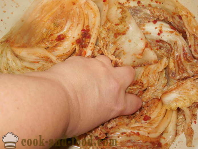 Kínai kel Kimchi koreai - hogyan Kimchi otthon, lépésről lépésre recept fotók