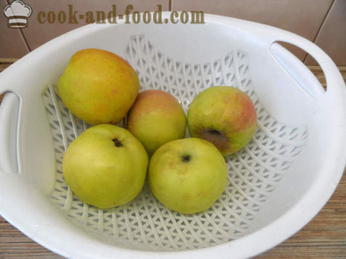 Apple mousse zselatin - hogyan almaszósz otthon, lépésről lépésre recept fotók