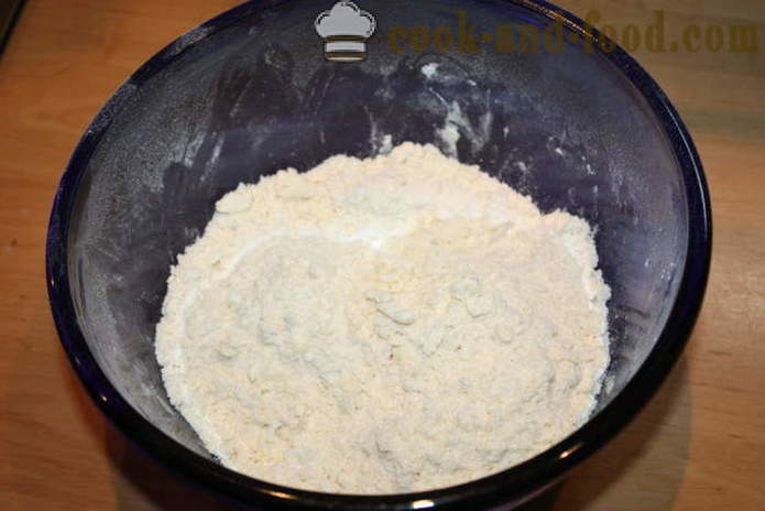 Puff leveles tészta siet - hogyan leveles tészta élesztő nélkül gyorsan, lépésről lépésre recept fé