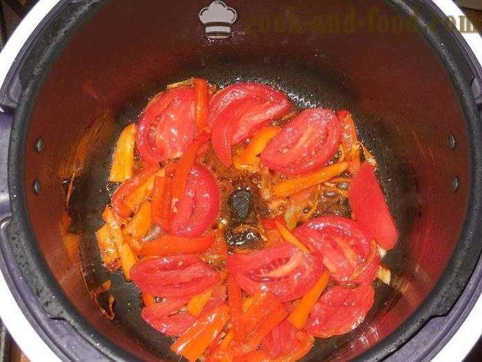 Omlett paradicsom multivarka -, hogyan kell főzni egy omlett multivarka, lépésről lépésre recept fotók