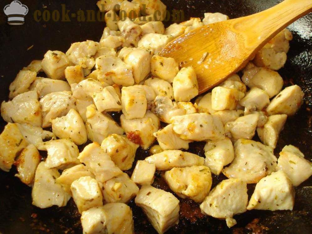Főoldal shaurma származó lavash csirke és gomba gomba - hogyan pita csirkével és gombával Királyilag, a lépésről lépésre recept fotók