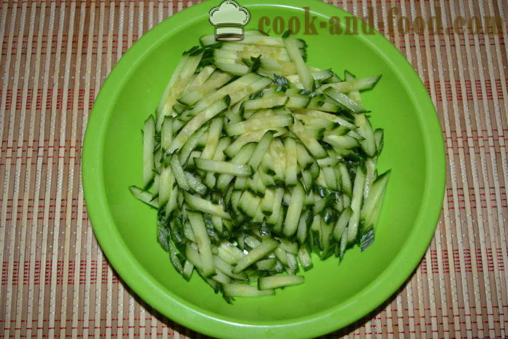 Saláta marha szív uborka és a tojás -, hogyan kell elkészíteni a saláta szív, lépésről lépésre recept fotók