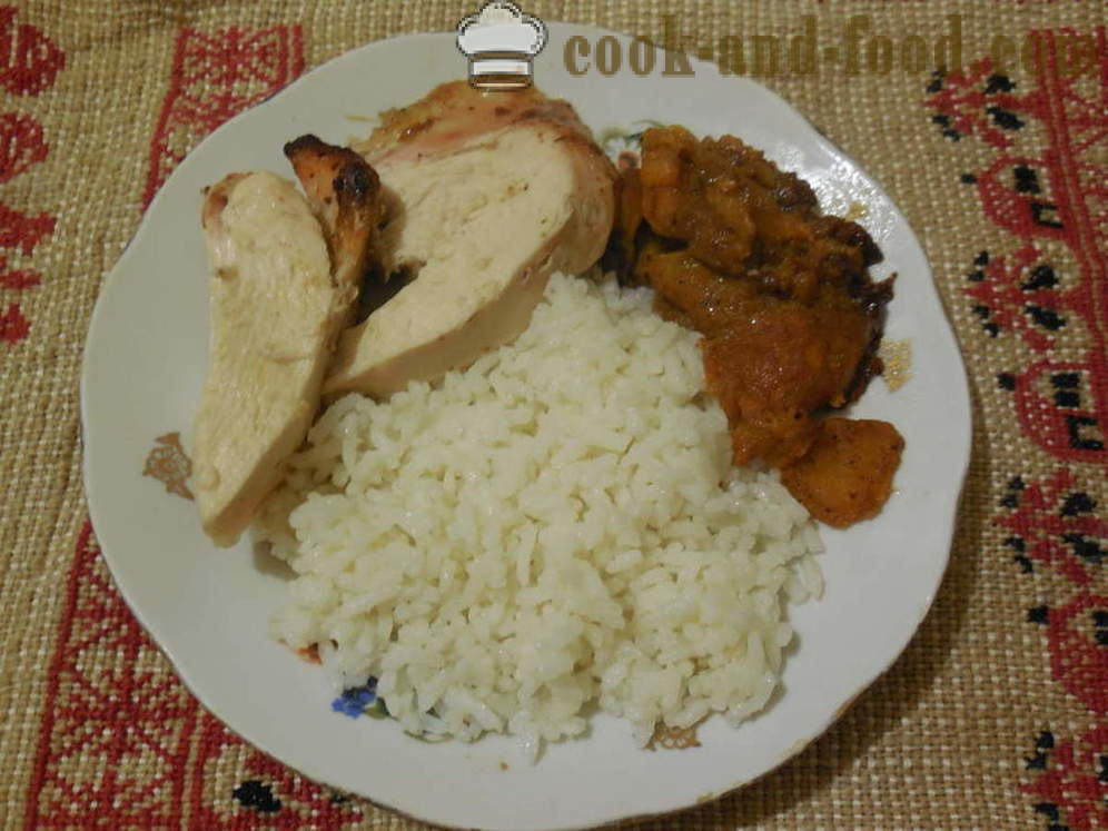 Juicy csirkemell kemencében sült -, hogyan kell főzni csirkemellet a sütőben, a lépésről lépésre recept fotók