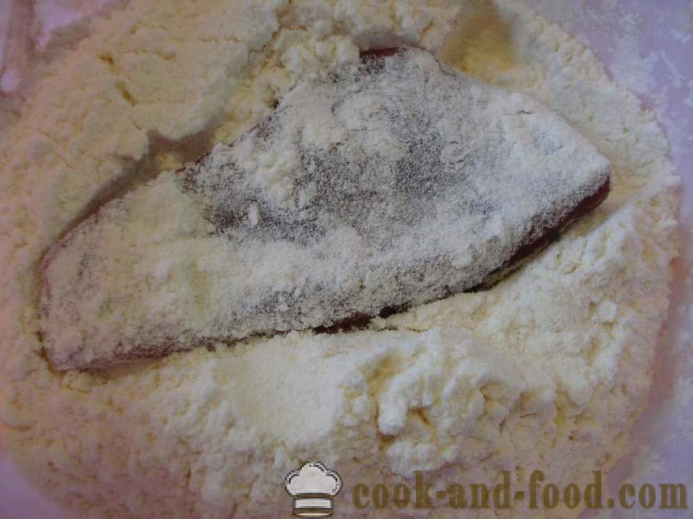 Marhamáj párolt tejszínes sajttal -, hogyan kell főzni a marha máj tejföl, lépésről lépésre recept fotók