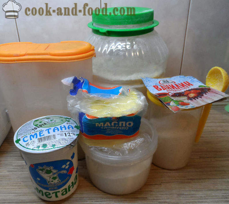 Egyszerű aprósütemény joghurt vagy tejföl búzadara - hogyan lehet cupcakes bádogtartályban lépésről lépésre recept fotók