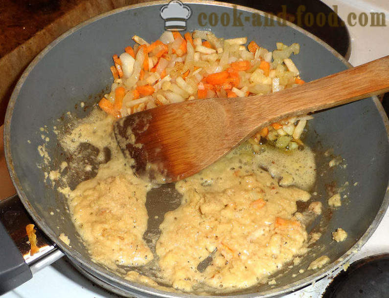 Croquettes alatt besamel mártással kemencében - hogyan kell főzni húsgombóc burgonyával és tejszínes mártást, lépésről lépésre recept fotók