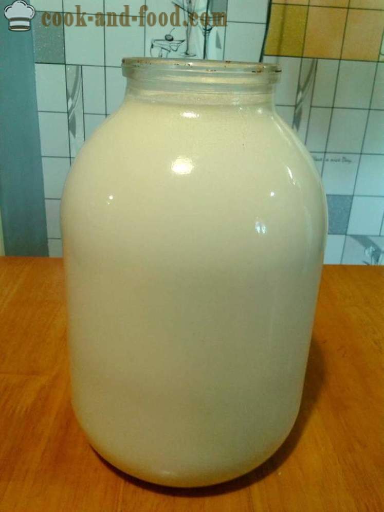 Túrós savanyú tej -, hogyan lehet túró savanyú tej, lépésről lépésre recept fotók