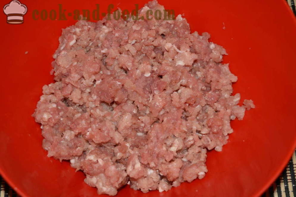 Húsgombóc darált hús árpával a sütőben - hogyan kell főzni húsgombóc szósszal, lépésről lépésre recept fotók