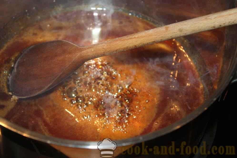Méz choux tésztát mézeskalács - technológiák és módszerek a főzés, hogyan lehet a mézeskalács tésztát, lépésről lépésre recept fotók