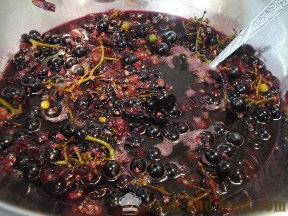 Szőlő kocsonya zselatin - hogyan zselés szőlőből otthon, lépésről lépésre recept fotók