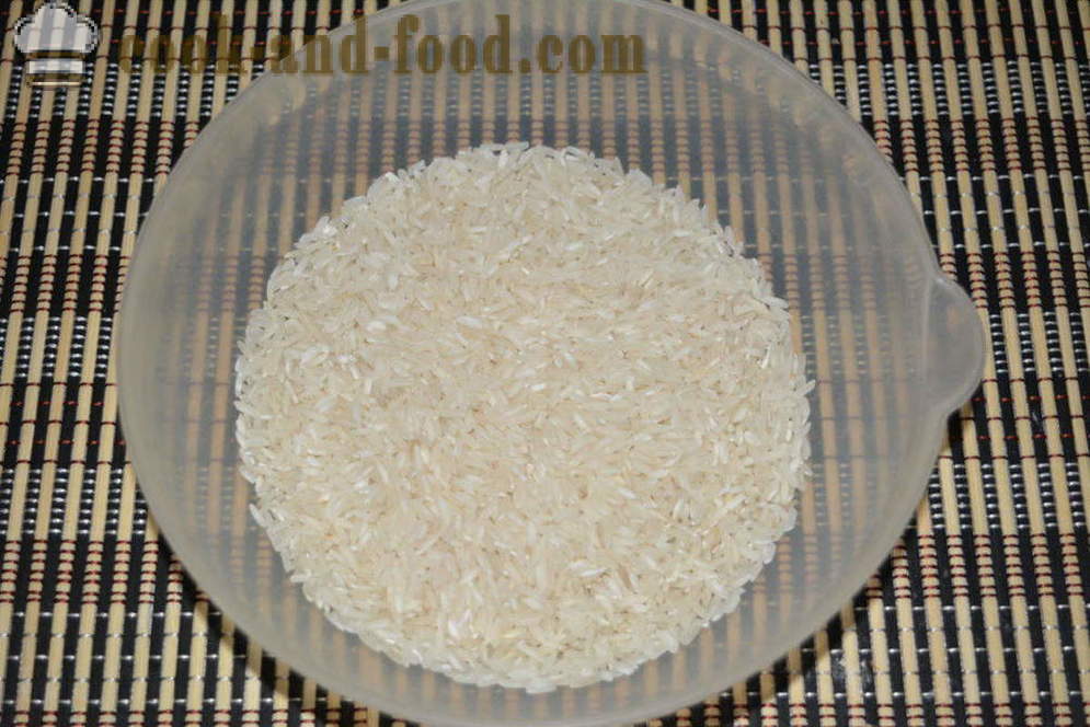 Sün finom darált húst rizzsel egy pár -, hogyan kell főzni hús rizzsel sün a multivarka, lépésről lépésre recept fotókkal