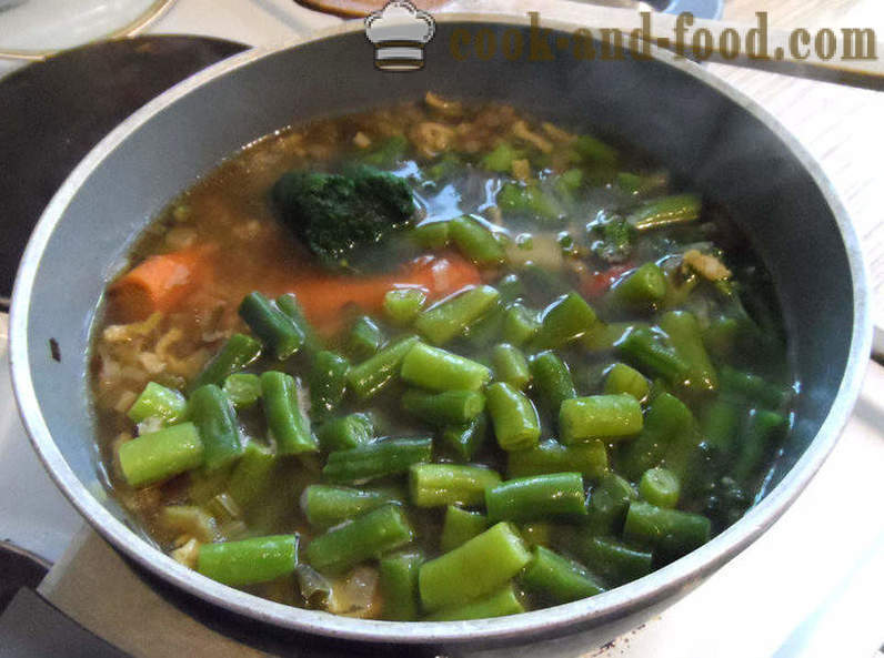 Zöldségleves - hogyan kell főzni leves zöldséget, lépésről lépésre recept fotók