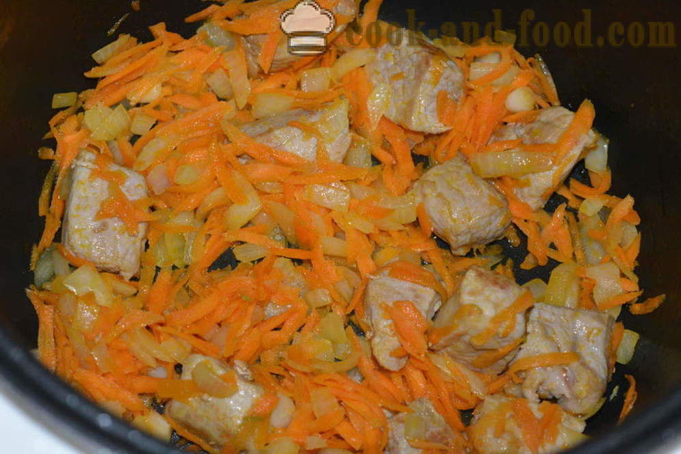 Savanyú leves savanyú káposzta hússal multivarka - hogyan kell főzni leves savanyú káposzta multivarka, lépésről lépésre recept fotók