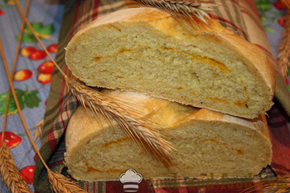 Házi sütőtök kenyér - hogyan kell kenyeret sütni sütőtök a sütőben, a lépésről lépésre recept fotók