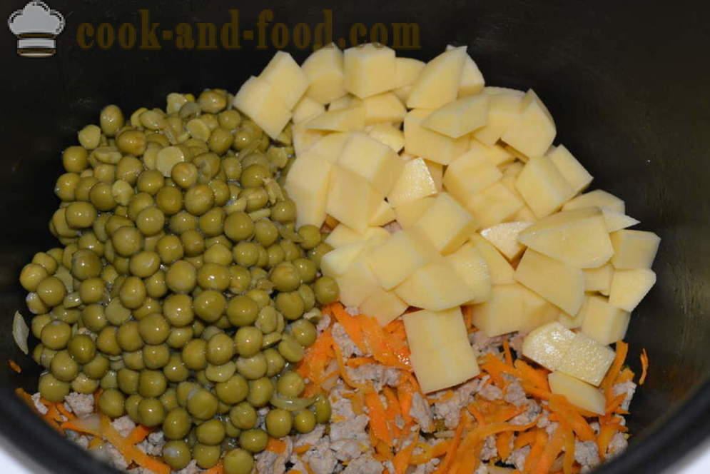 Pea in multivarka -, hogyan kell főzni borsó leves multivarka, lépésről lépésre recept fotók