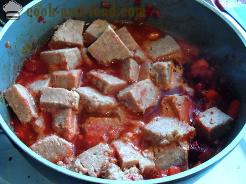 Cékla leves, borscs - hogyan kell főzni levest püré különféle zöldségek, lépésről lépésre recept fotók