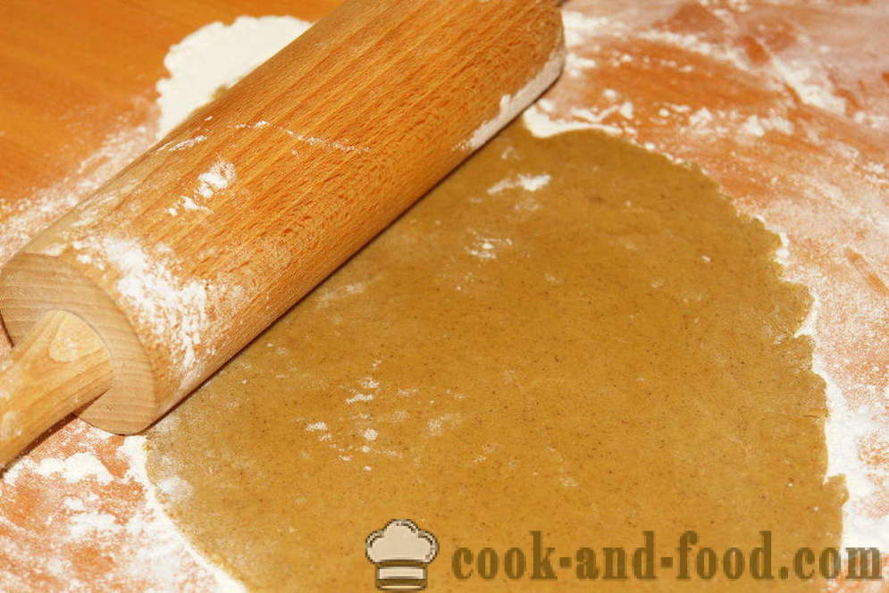 Mézeskalács süti fahéjjal, mézzel - hogyan lehet egy mézeskalács otthon, lépésről lépésre recept fotók