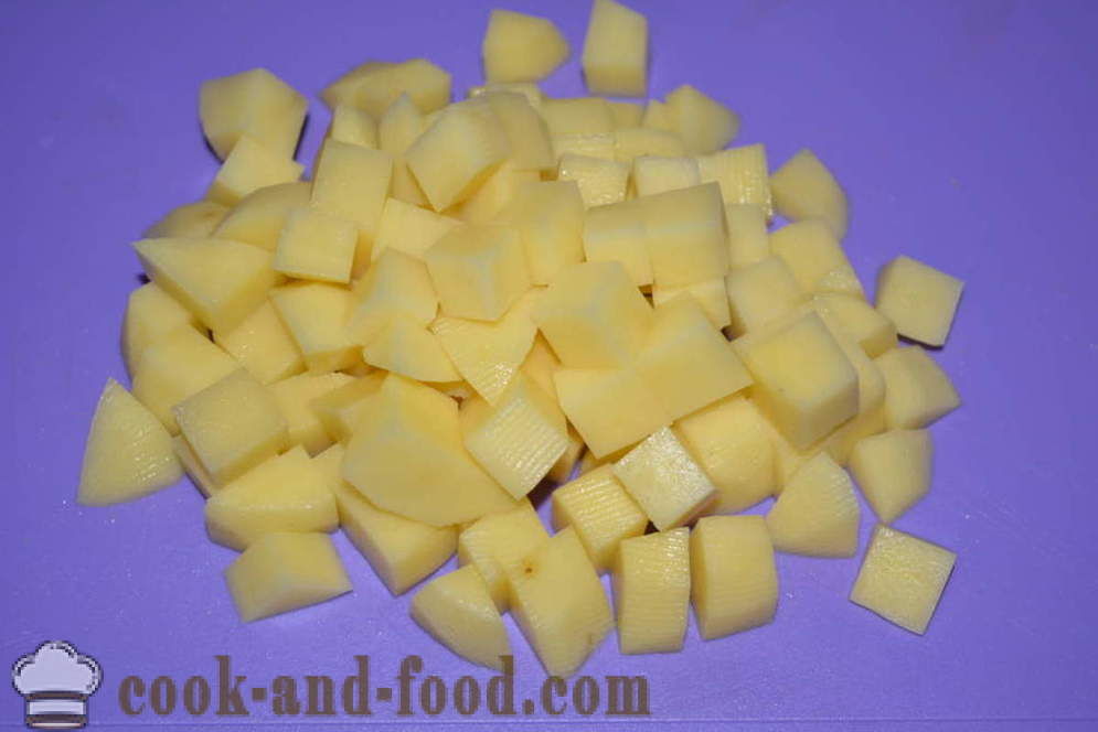 Sajt leves olvasztott sajttal, tésztát és kolbász -, hogyan kell főzni sajt leves ömlesztett sajt, lépésről lépésre recept fotók